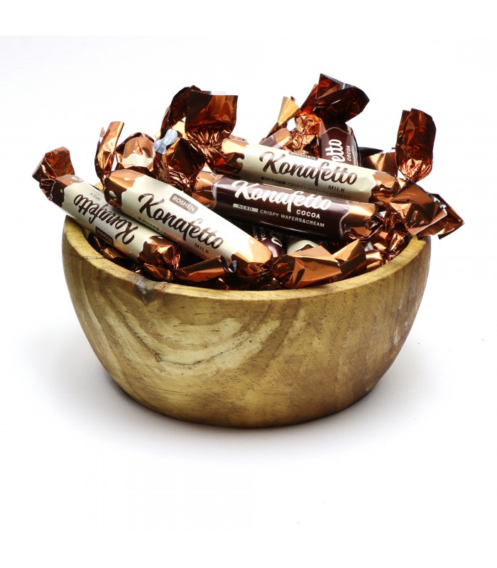 شکلات کانتف روشن (Roshen Konfet) با طعم شیرین و بافت نرم، مناسب هدیه و پذیرایی ویژه / جان کافی