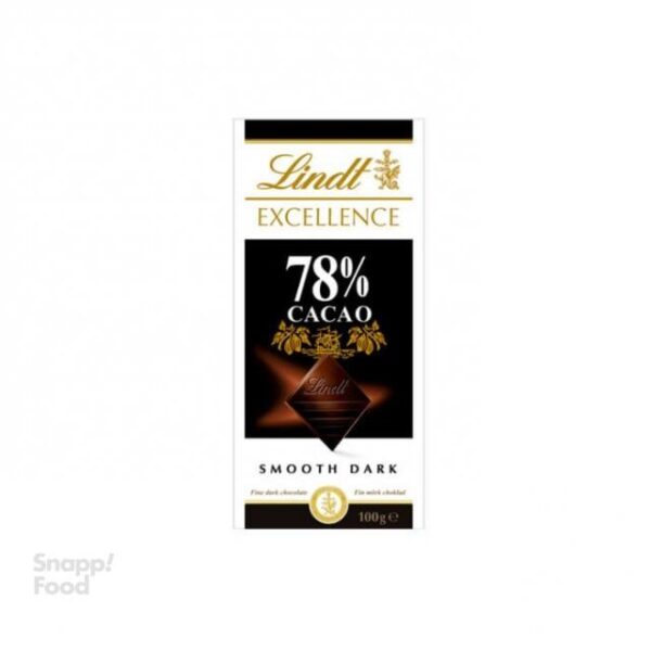 شکلات تخته ای تلخ ۷۸% لینت ۱۰۰ گرم Lindt