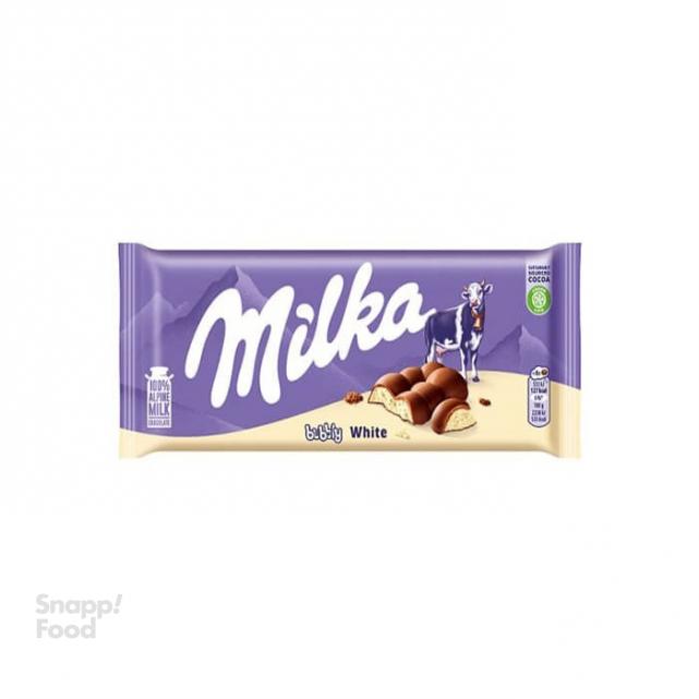 شکلات میلکا سفید حبابی MILKA White Bubbly