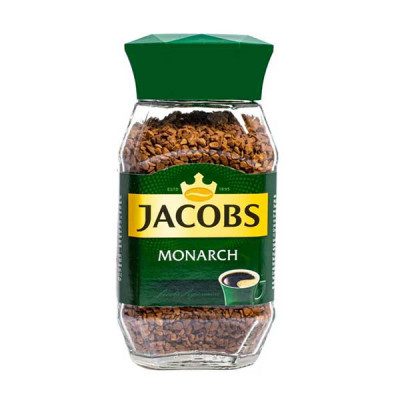 قهوه فوری مدل MONARCH جاکوبز 50 گرم، قهوه فوری با طعم متعادل و عطر ملایم، بسته‌بندی کوچک و مناسب سفر / جان کافی