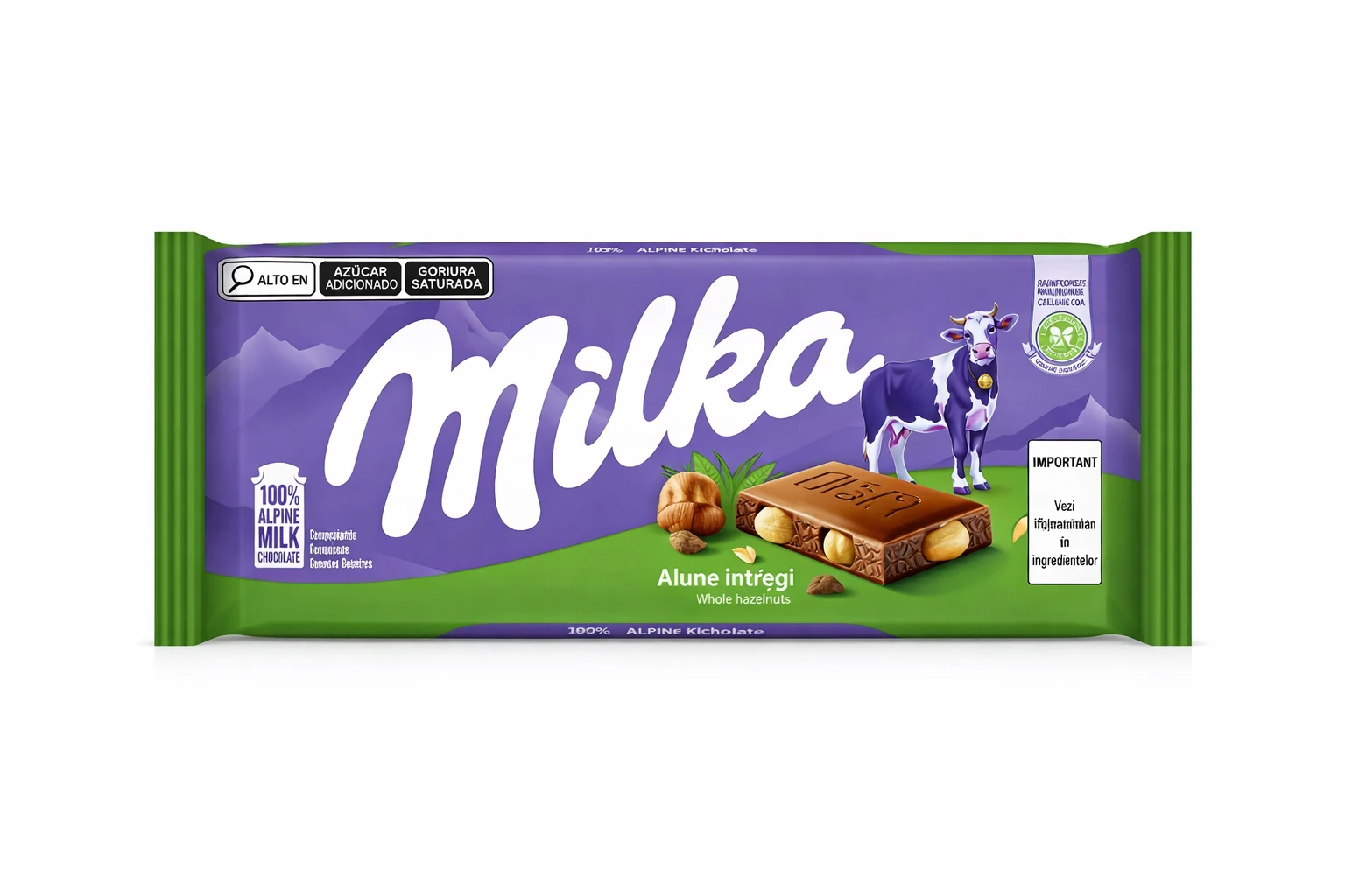 شکلات فندقی میلکا Milka Hazelnut