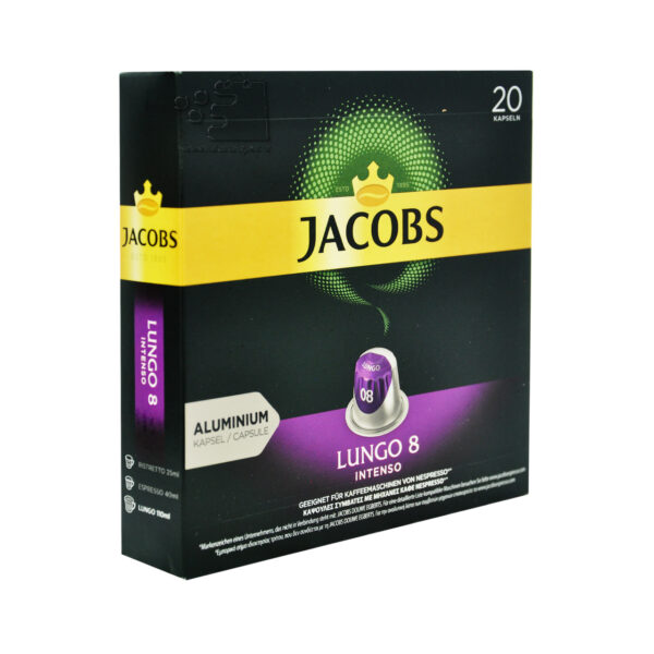 کپسول قهوه لانگو اینتنسو ۲۰ عددی جاکوبز – jacobs
